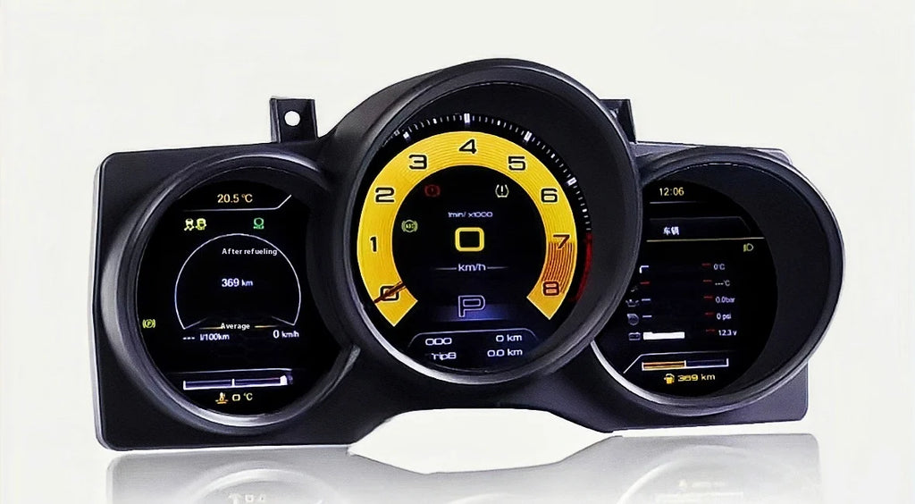 Porsche Macan 2014-2023 High Definition PVC LCD Instrument Cluster Old to New Replacement