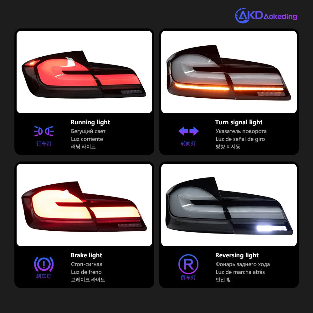 BMW 5 series F10 F18 2010-2017 LED Tail Light Rear Lamp AKD