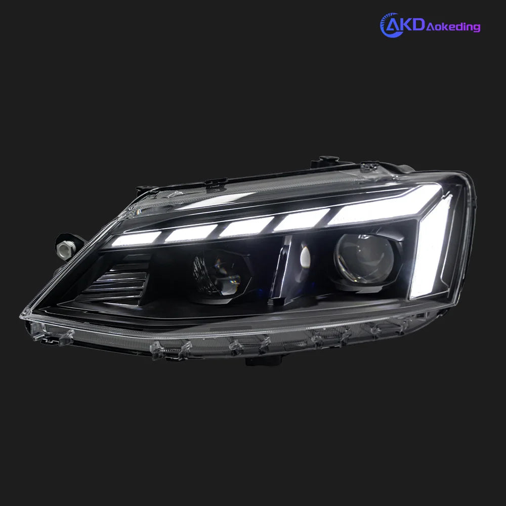 Volkswagen VW Jetta MK6 2011-2018 Lampy przednie reflektory LED Komplet AKD