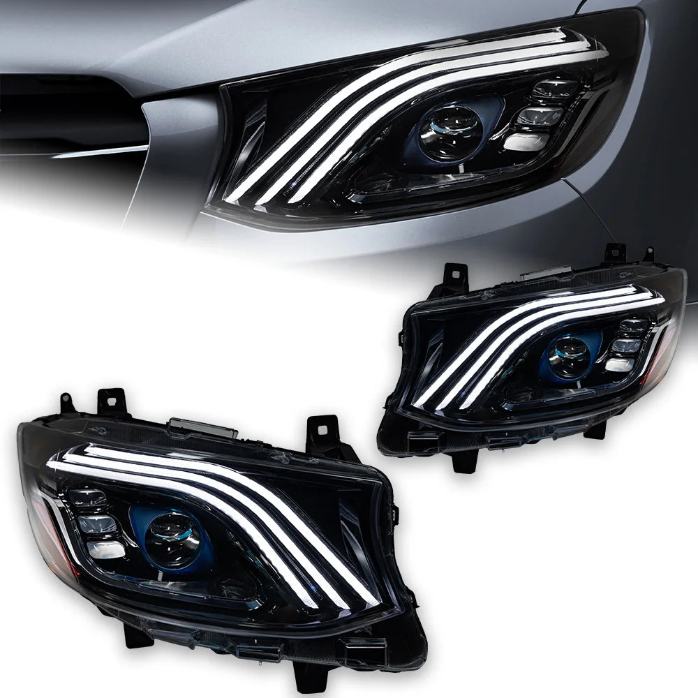 Mercedes-Benz Sprinter W907 W910 2018-2023 Reflektor LED Nowoczesny styl AKD