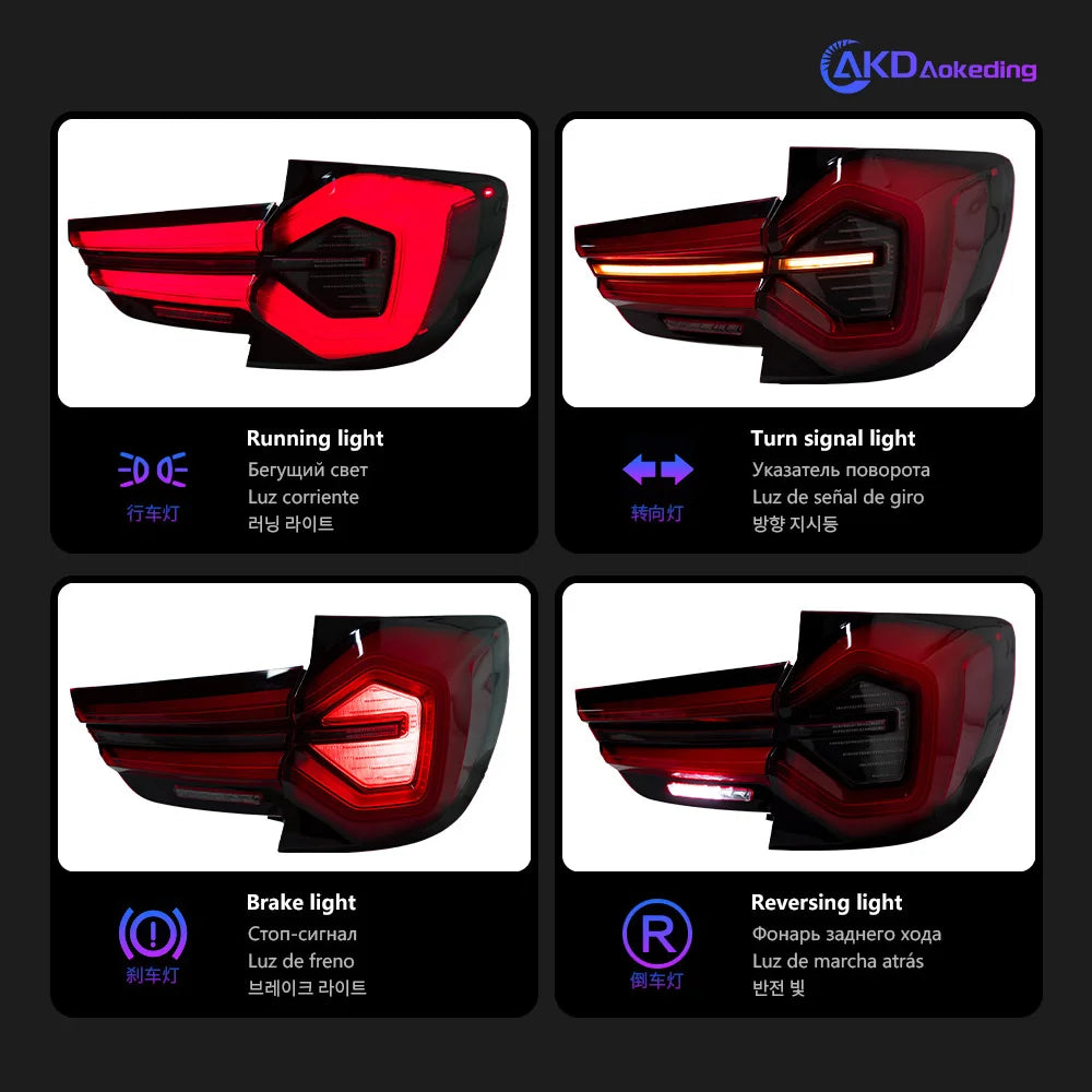 BMW X3 F25 2010-2017 Lampy tylne LED komplet AKD