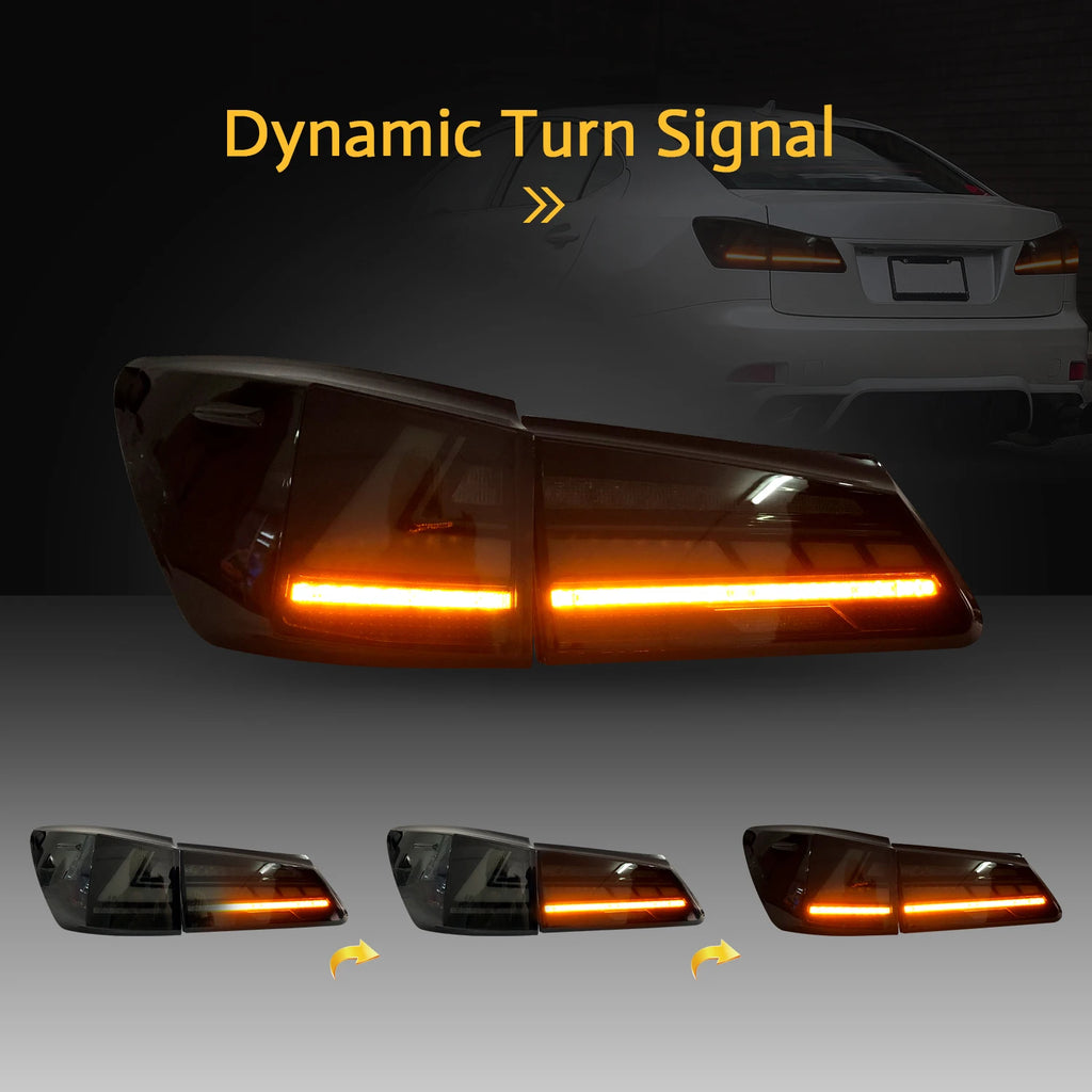 Lexus IS IS-F 2006-2013 LED Tail lights RGB HCMOTIONZ