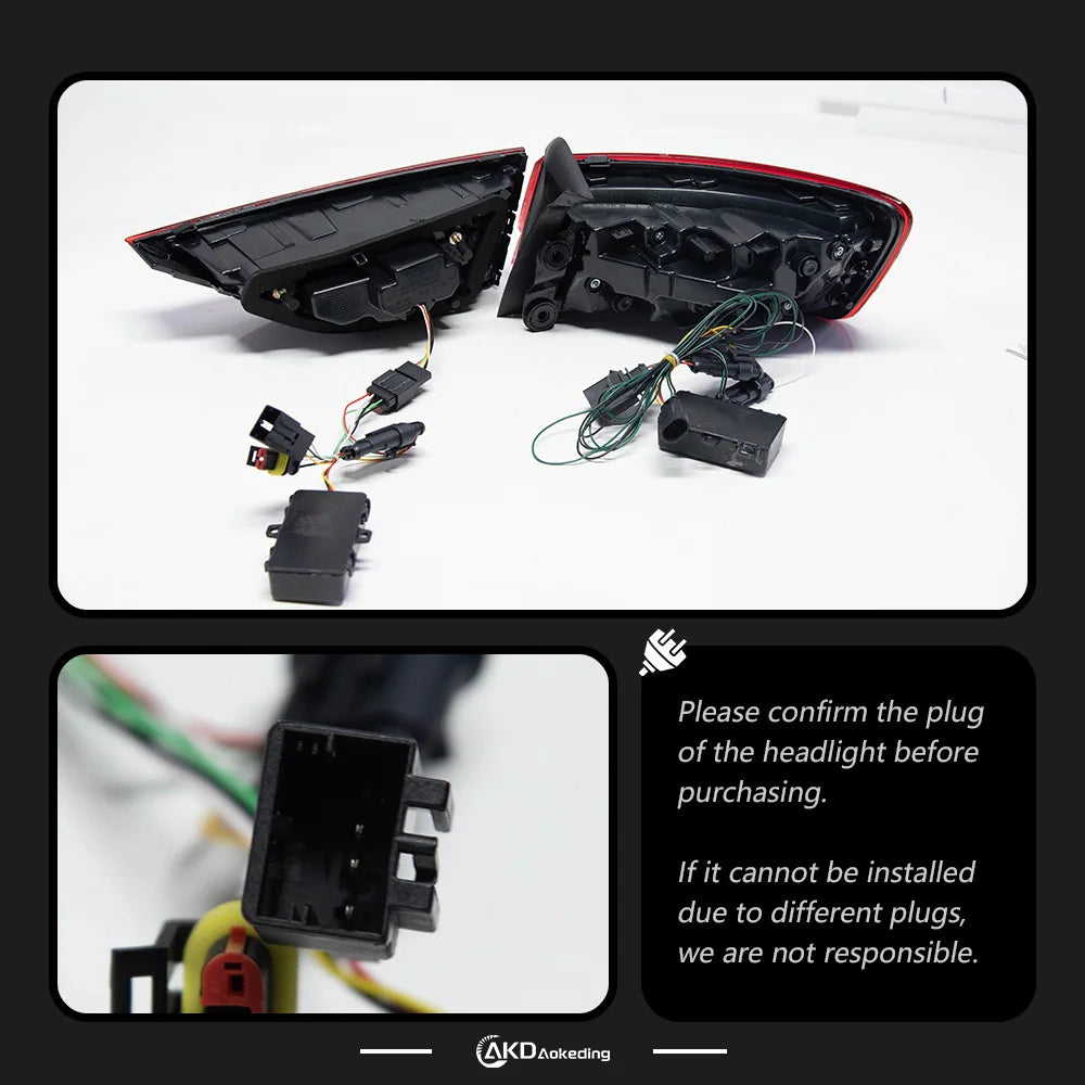 Audi A3 S3 RS3 8V 2013-2019 LED Tail lights AKD