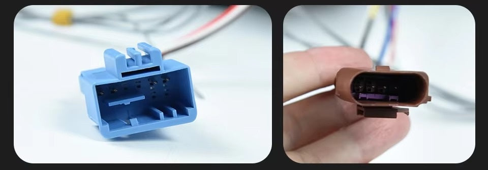 VW Volkswagen Golf 8 2021-2023 LED Tail Lights Latest Styling Red Smoked AKD