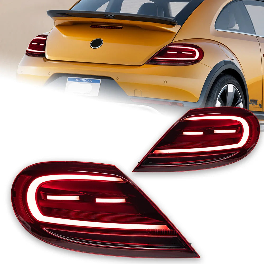 VW Volkswagen Beetle 2013-2019 LED Tail lights Set AKD