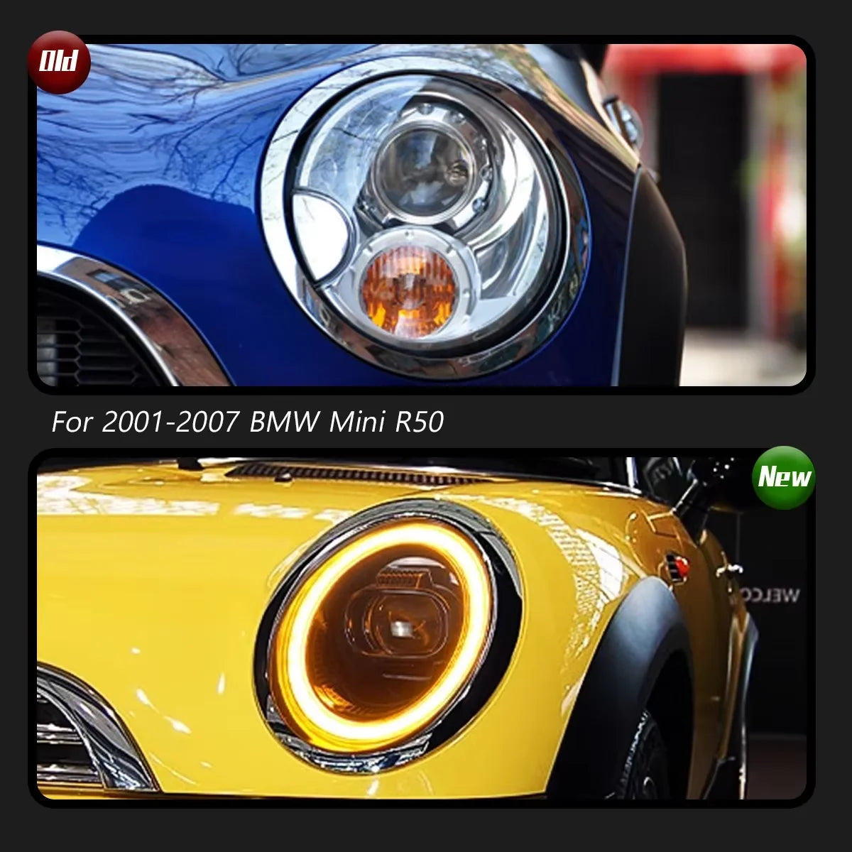 BMW Mini R50 2001-2007 LED Heqadlights Turn Signals Daytime Running Lights TYPY