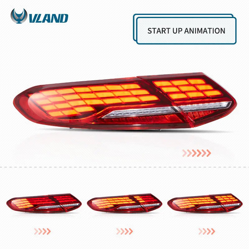Mercedes-Benz C-Class Coupe / Cabrio C205 A205 2015-2023 LED Tail Lights VLAND