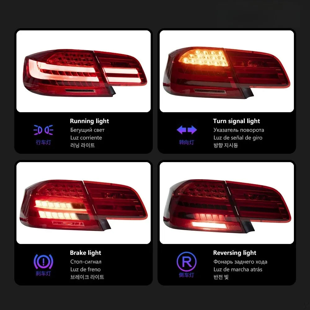 BMW 3 Series 2006-2013 E92 M3 Coupe LED Tail Lights Smoke TYPY