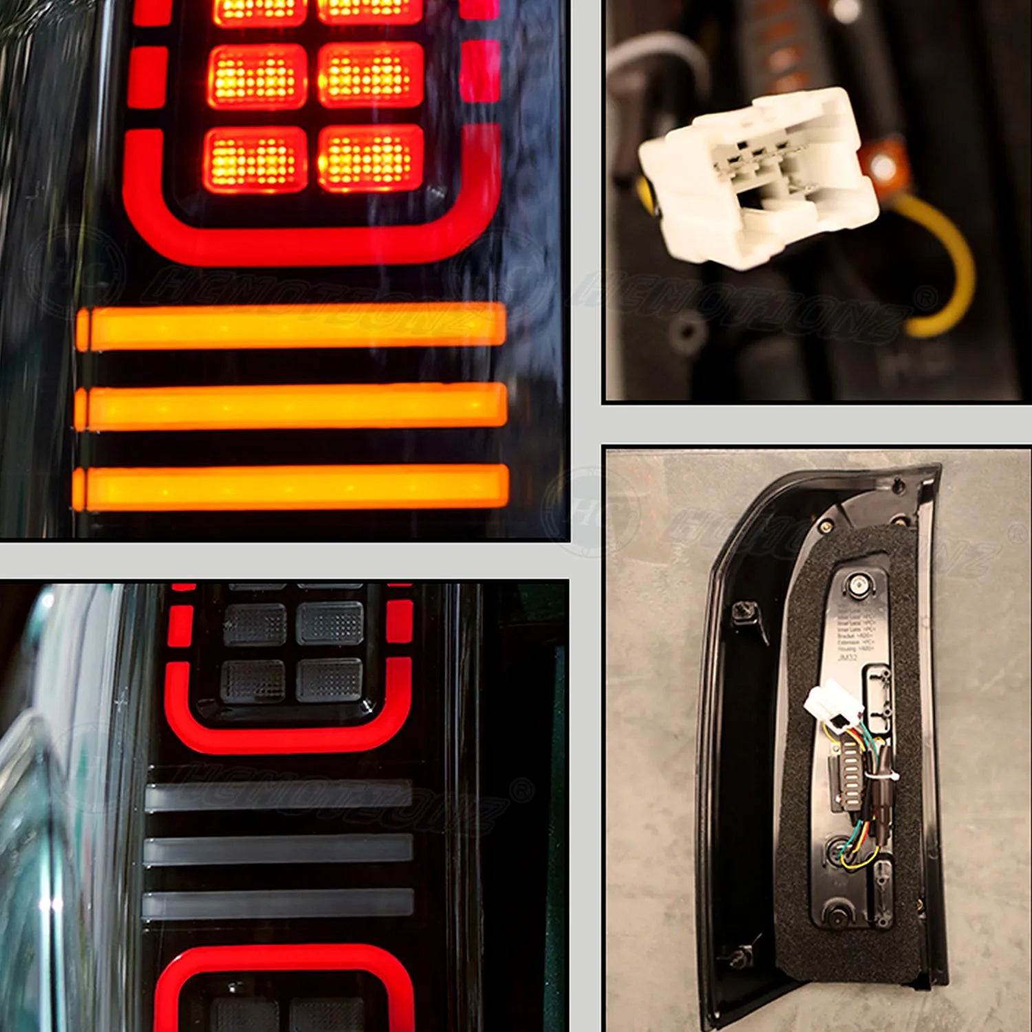 Nissan Patrol 5th Gen 2005-2022 LED Tail Lights Smoked HCMOTIONZ