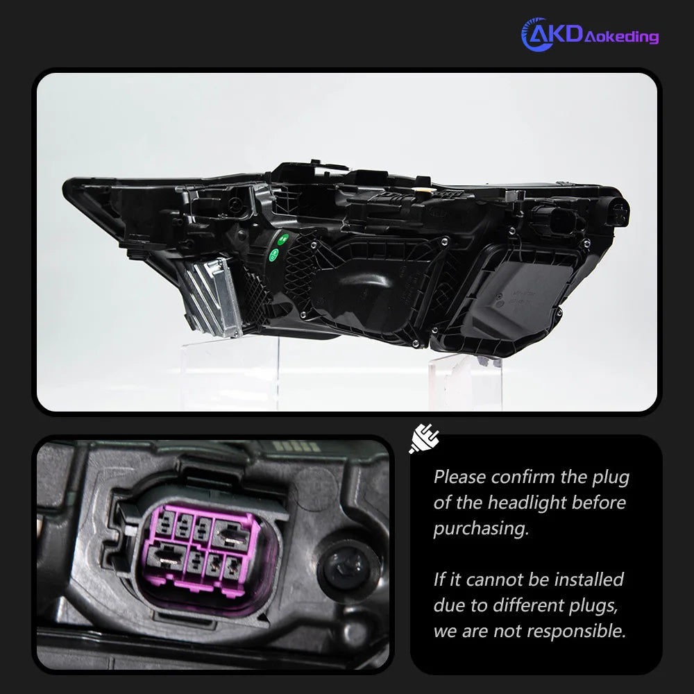 Audi A6 C8 2019-2023 LED Headlights Modern Look AKD