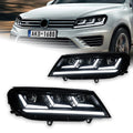 VW Volkswagen Touareg 2016-2019 LED Headlights Modern Look AKD