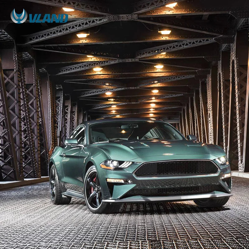 Ford Mustang VI S550 2018- up LED Headlights RGB Dynamic Turn Signal VLAND
