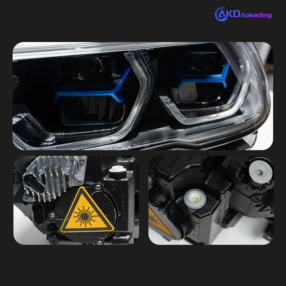 BMW X5 G05 X6 G06 2019-2022 LED Headlights Projector Lens Laser Style AKD