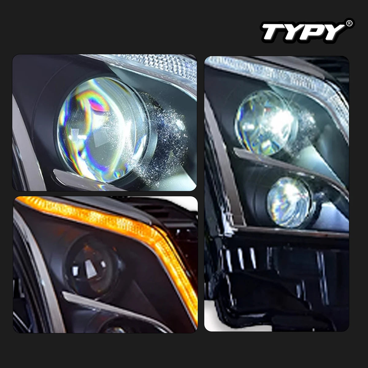 Cadillac ATS 2014-2017 LED Headlights Projector Head Lamp TYPY