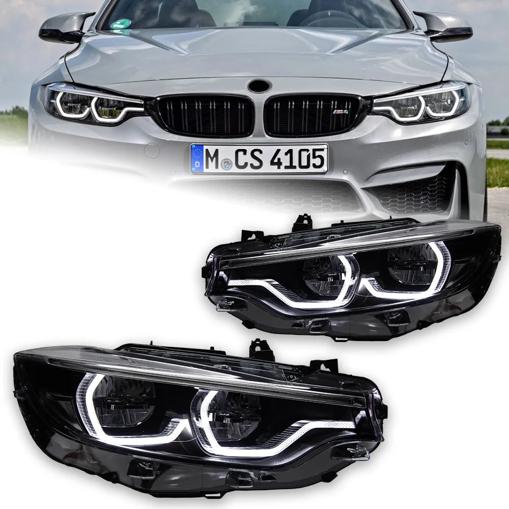 BMW 4 series F32 F33 F36 F80 F82 F83 M4 2013-2019 LED Headlights AKD
