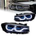 BMW 3GT F34 2013-2019 LED Headlights Projector Lens Laser Style AKD