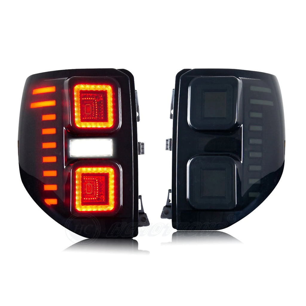 Ford Bronco Sport 2021-2023 LED Tail Lights Sequential Turn Signals Smoked HCMOTIONZ