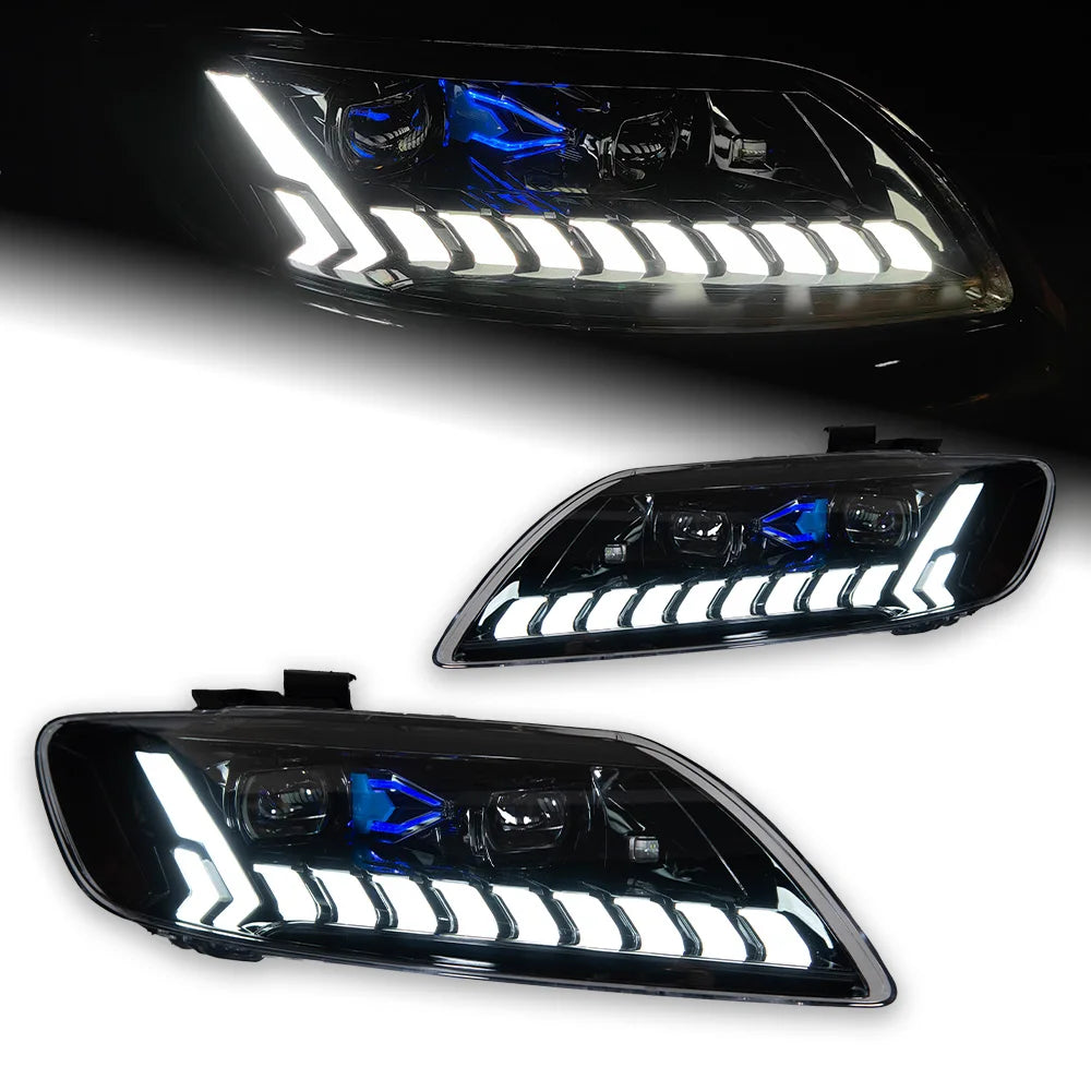 Audi Q7 4L 2006-2015 LED Headlight Projector Lens Laser Style AKD