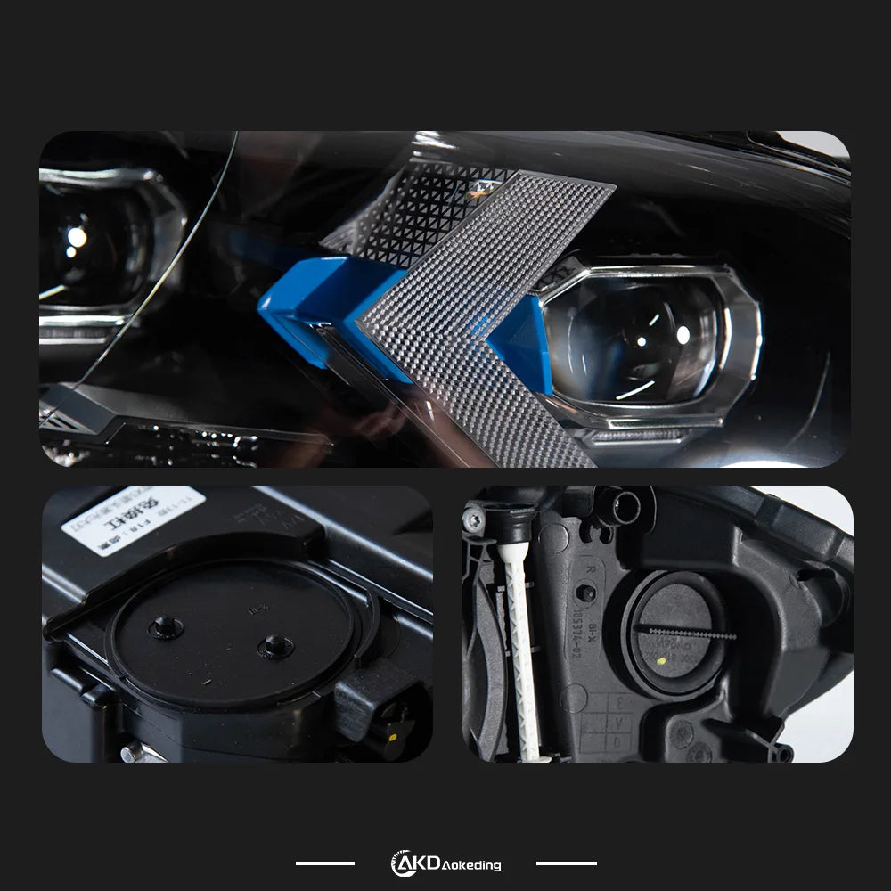 BMW 5 Series F10 F11 2010-2016 LED Headlights Projector Lens X5 Style AKD