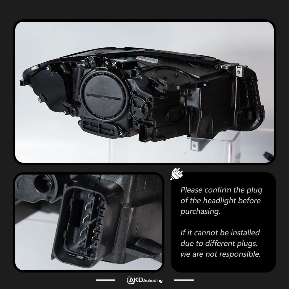 BMW 5 Series F10 F11 2010-2017 LED Headlights X5 Style Projector Lens AKD