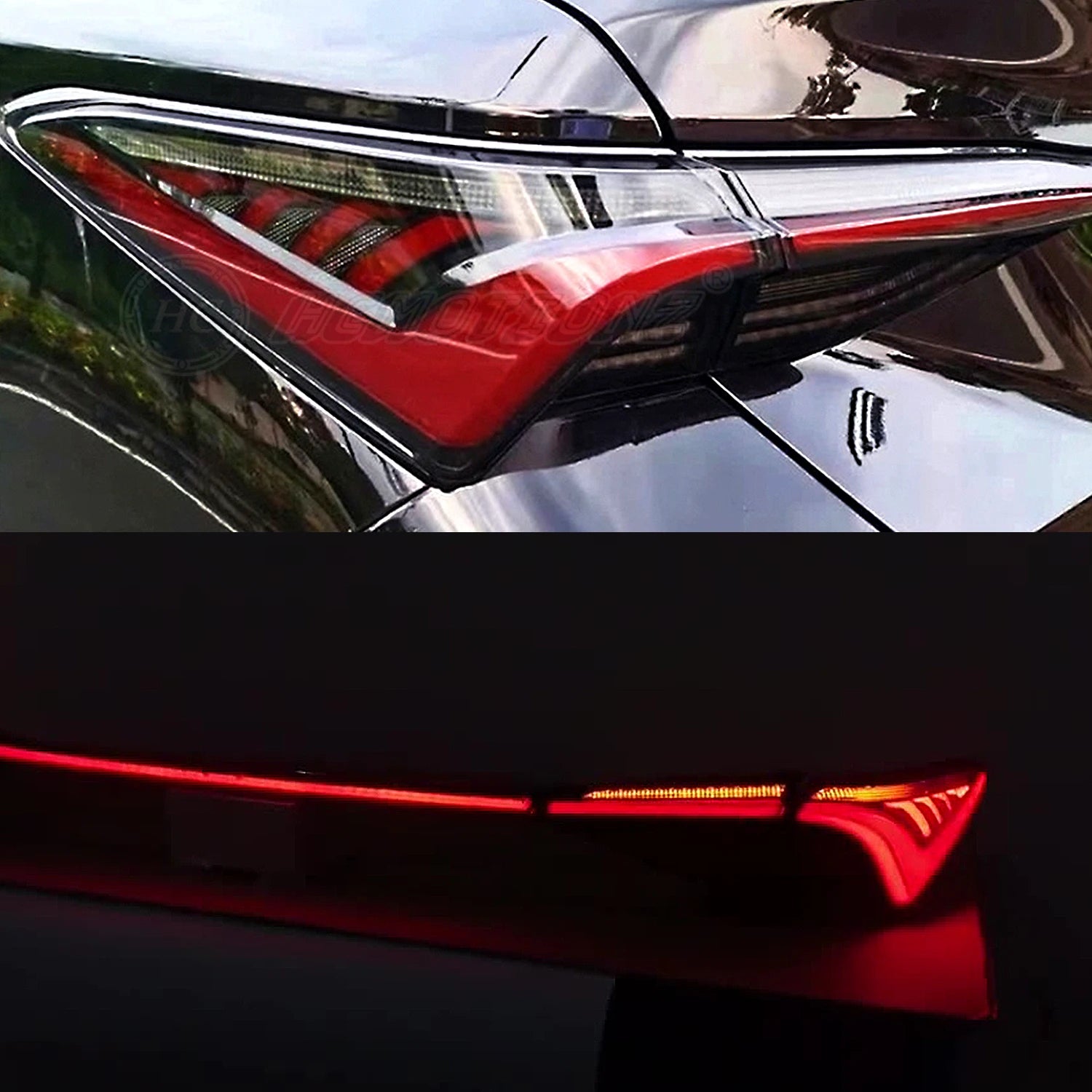 Toyota Avalon 2018-2021 LED Tail lights Red Smoked HCMOTIONZ