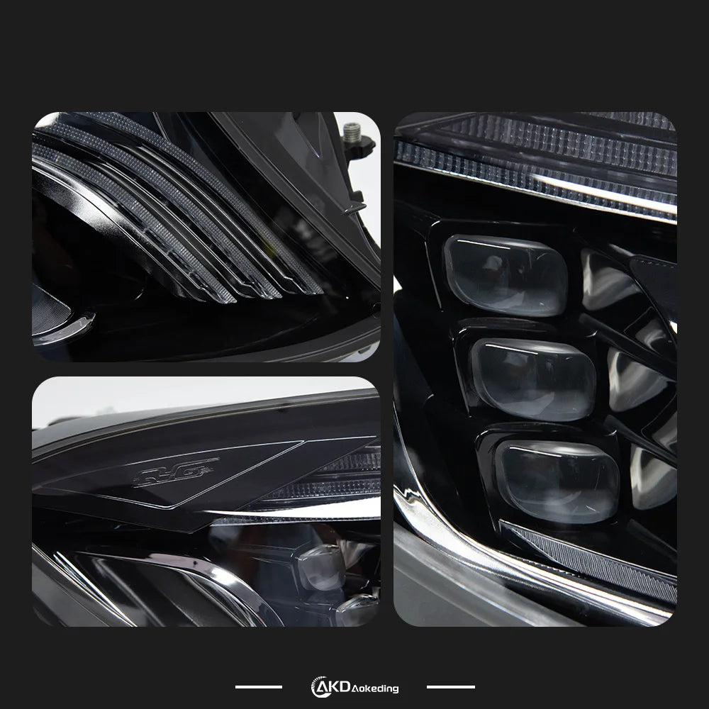 Mercedes-Benz Klasa S W222 2014-2017 Reflektory LED Projektor Soczewka AKD