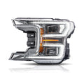 Ford F150 2017-2020 Full LED Headlights Black Chrome VLAND