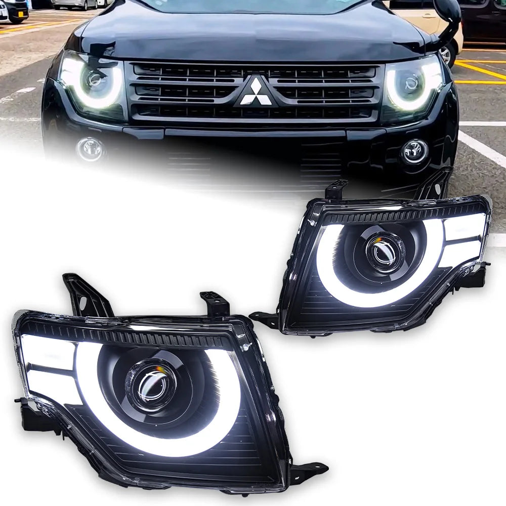 Mitsubishi Pajero V93 V87 V97 2004-2020 LED Headlights Projector Lens AKD