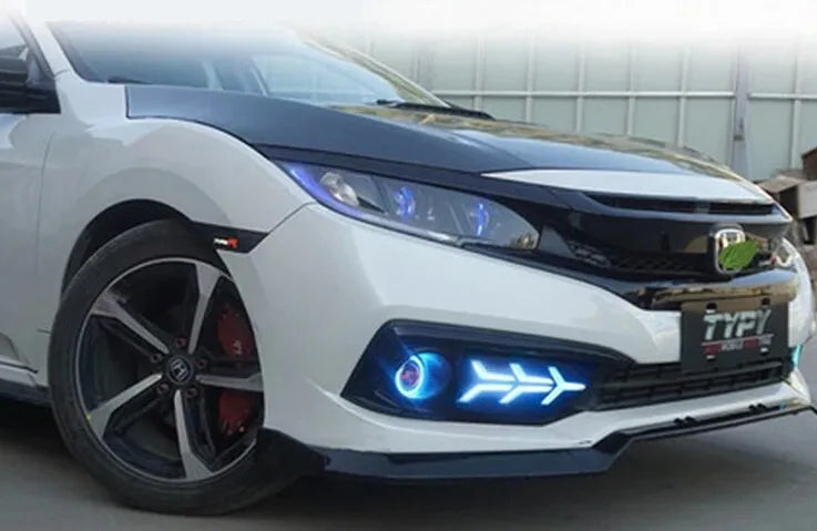 Honda Civic 2016-2021 Angel Eye Halo Projector Fog Lights TYPY