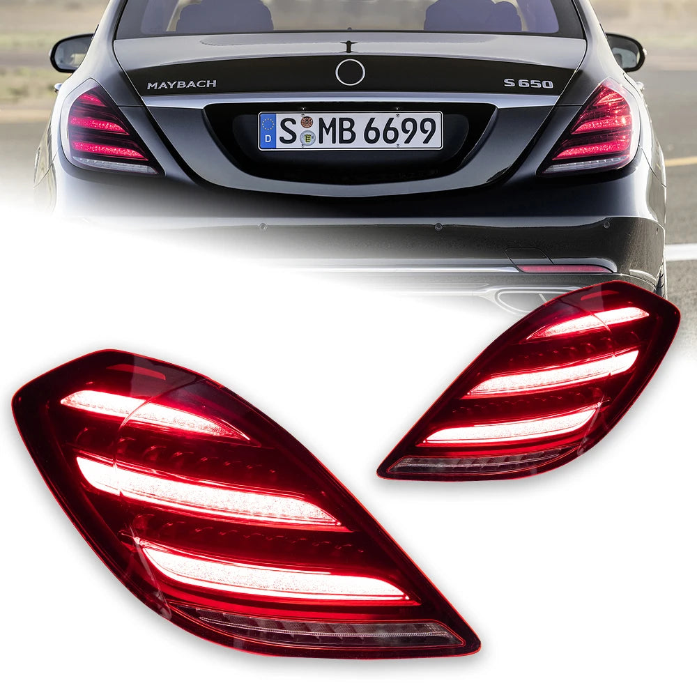 Mercedes-Benz S Class W222 2013-2017 Lampy tylne LED Komplet AKD