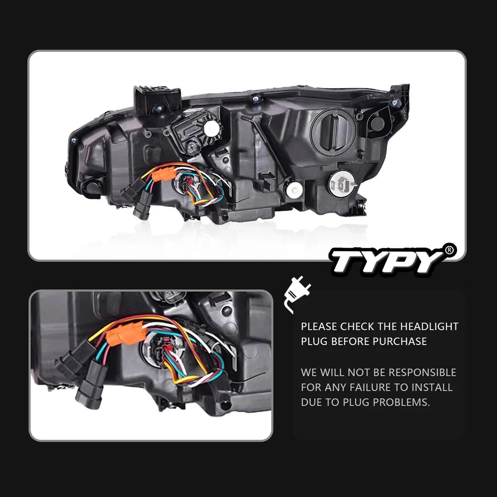 Honda Civic 10th Gen 2016-2021 RGB Full LED Headlight TYPY