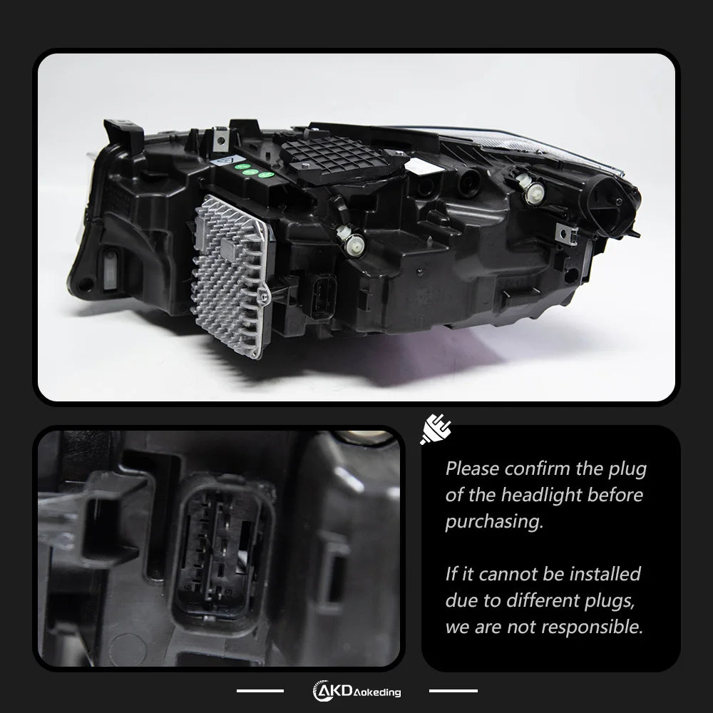 BMW 3GT F34 2013-2019 LED Headlights Projector Lens Laser Style AKD