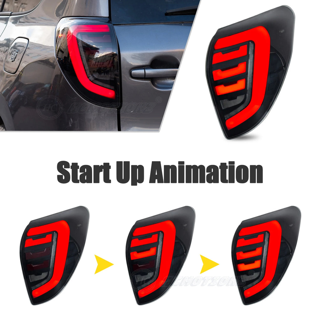 Toyota Rav4 3th GEN 2006-2012 LED Tail lights Smoked HCMOTIONZ