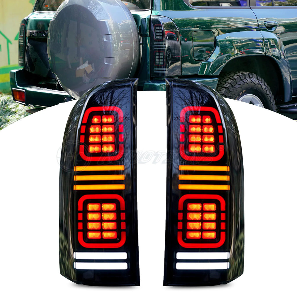 Nissan Patrol 5th Gen 2005-2022 LED Tail Lights Smoked HCMOTIONZ