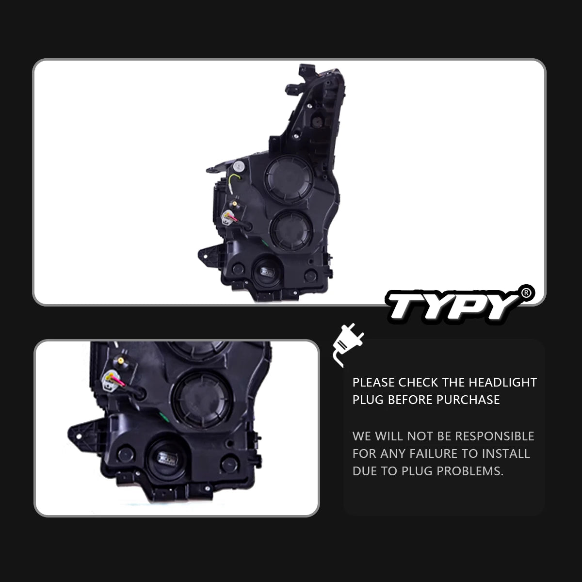 Cadillac ATS 2014-2017 LED Headlights Projector Head Lamp TYPY