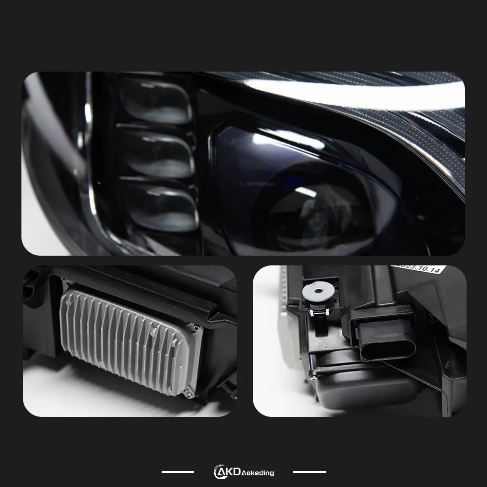 Mercedes-Benz Klasa S W222 2014-2017 Reflektory LED Projektor Soczewka AKD