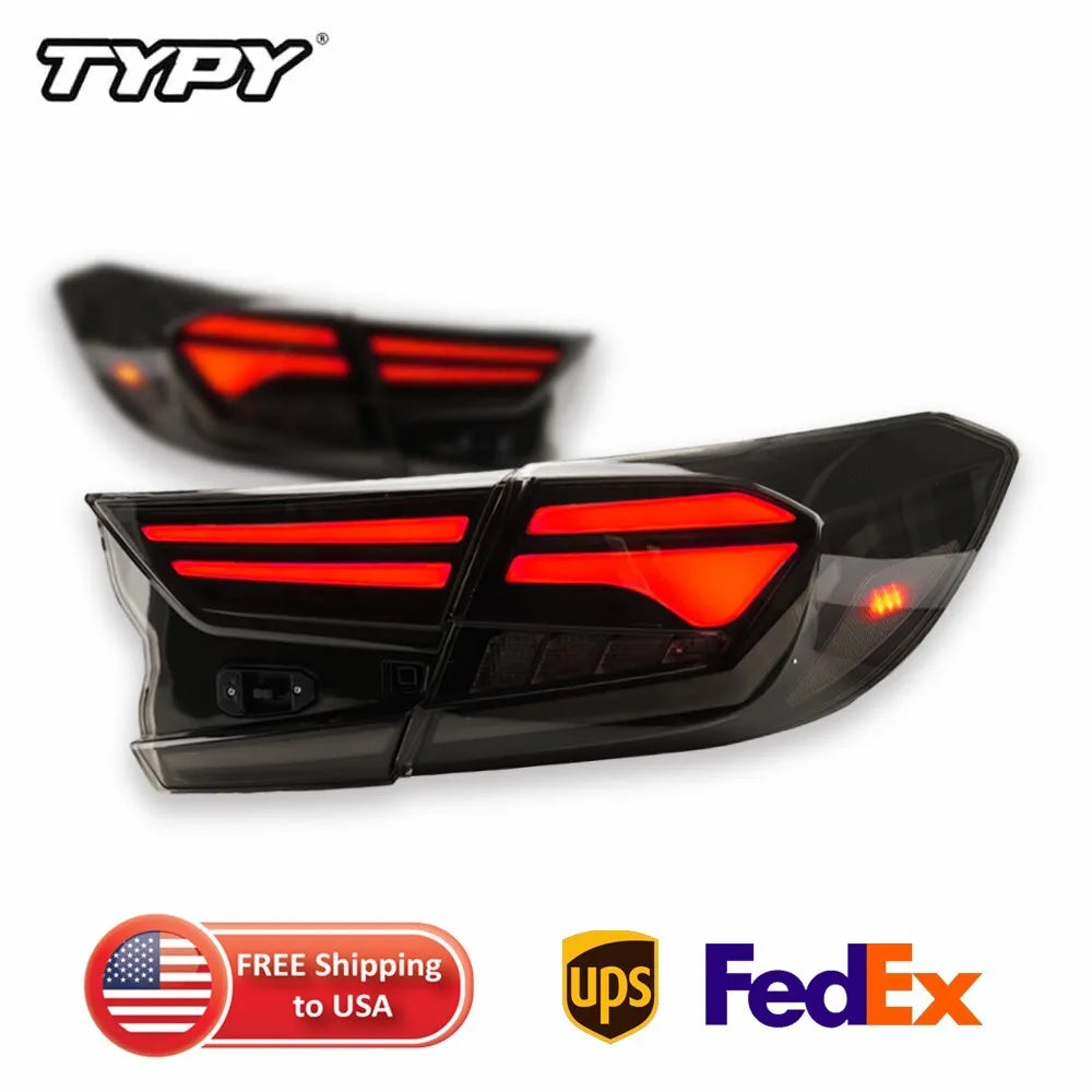 Honda Accord Sedan 2018-2022 LED Tail Lights Smoked