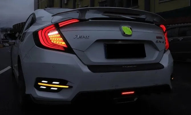 Honda Civic Sedan 2016-2020 LED Rear Bumper Tail Brake Light Lamp