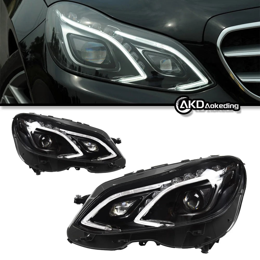 Mercedes-Benz E Class W212 2010-2015 LED Headlights Modern Style AKD