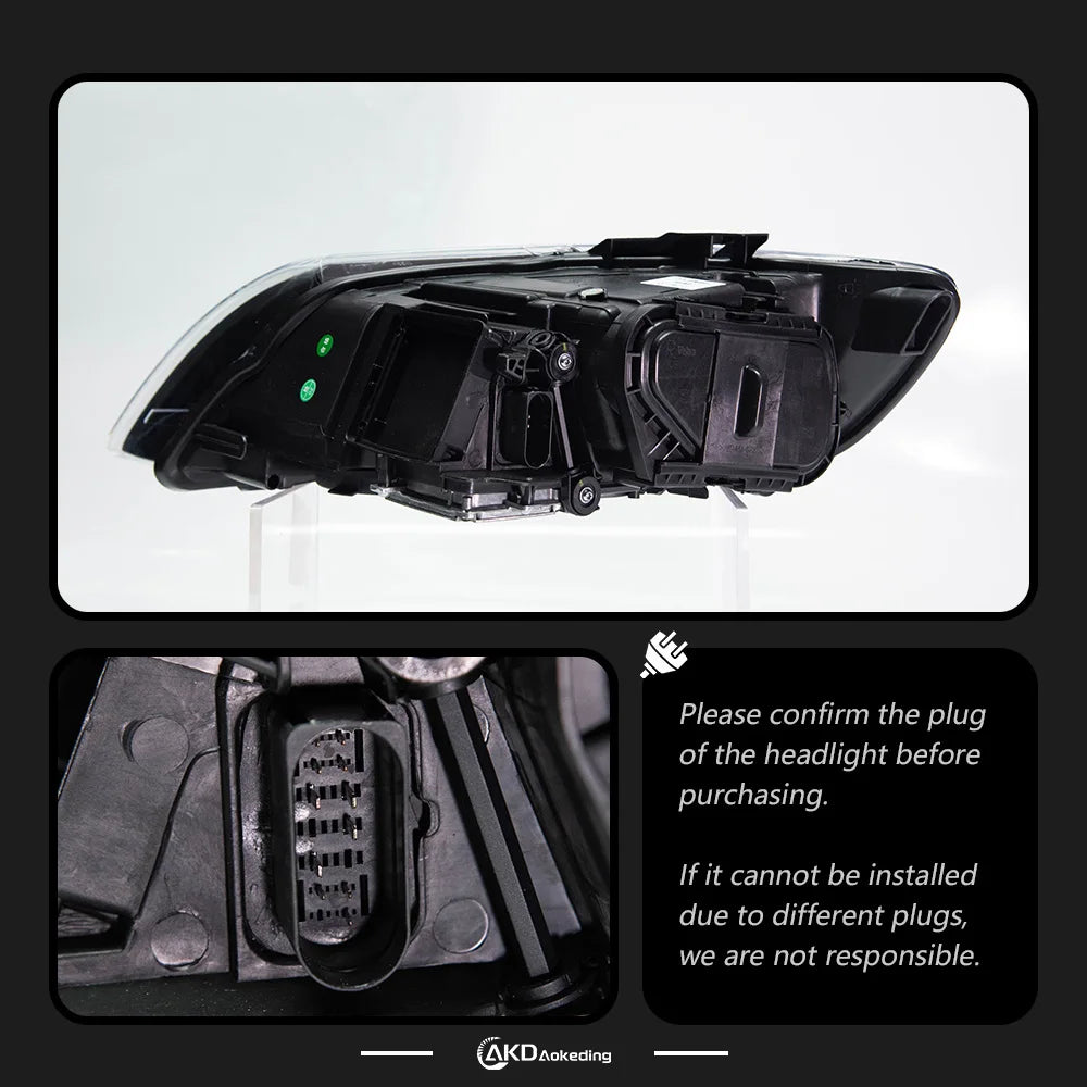 Audi Q7 4L 2006-2015 LED Headlight Projector Lens Laser Style AKD