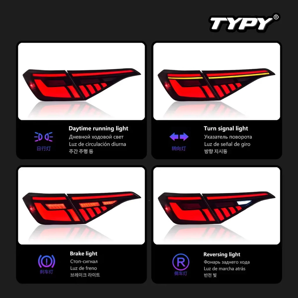 Honda Civic 11th 2022-2023 RGB LED Tail light Rear lamp TYPY