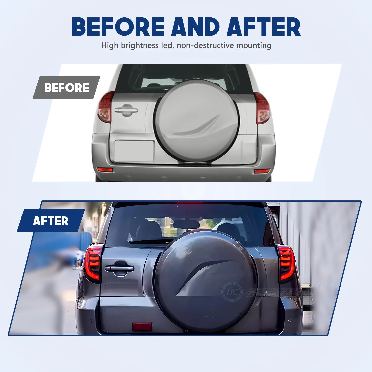 Toyota Rav4 3th GEN 2006-2012 LED Tail Lights RGB HCMOTIONZ