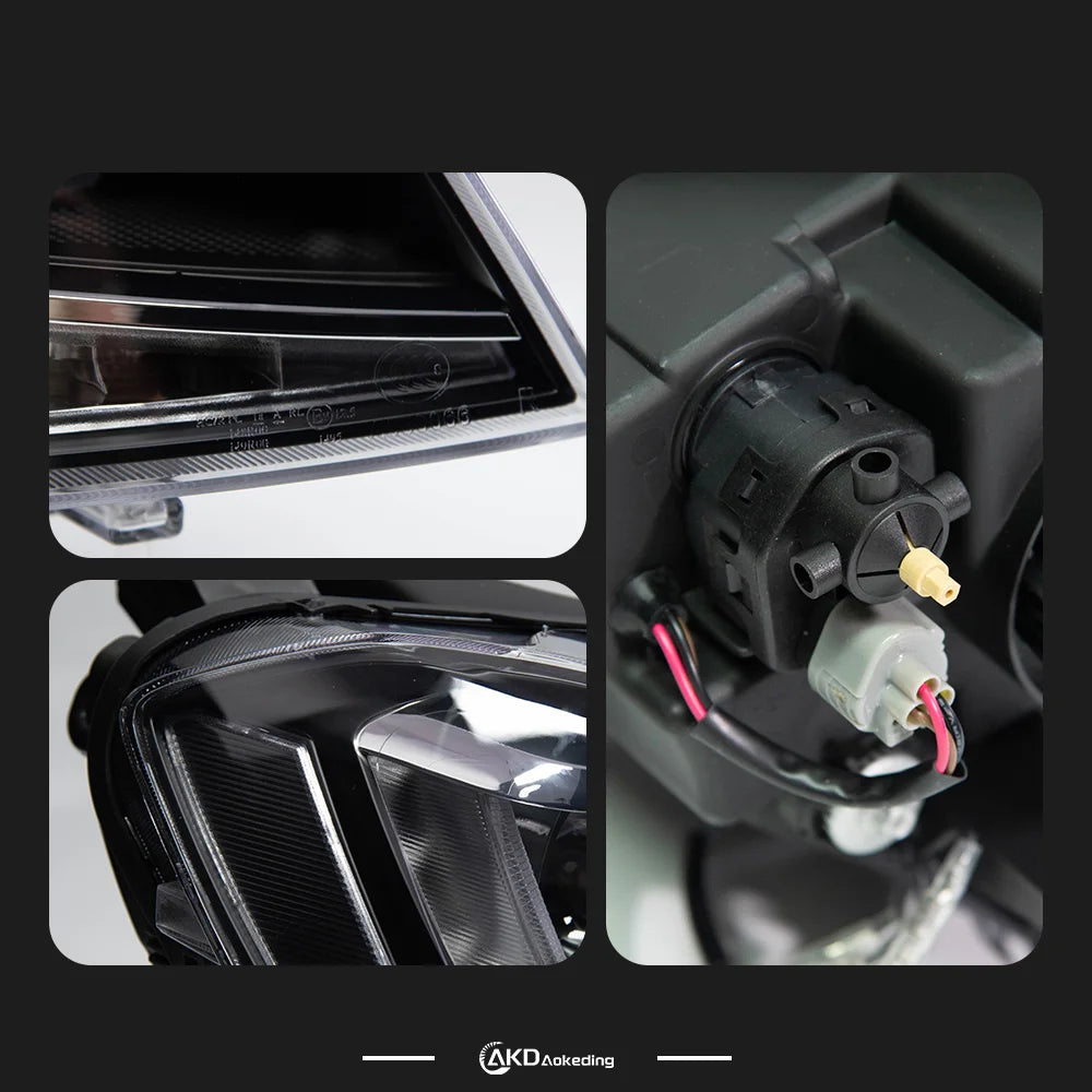 VW Volkswagen Golf MK7 2013-2016 LED Headlights Projector Lens Modern Style AKD