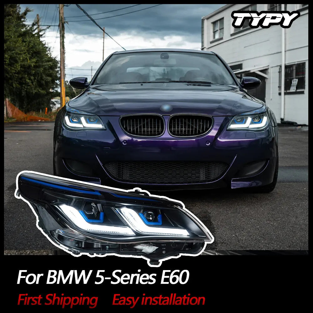 BMW 5 Series E60 E61 2005-2010 LED Headlights Upgrade TYPY