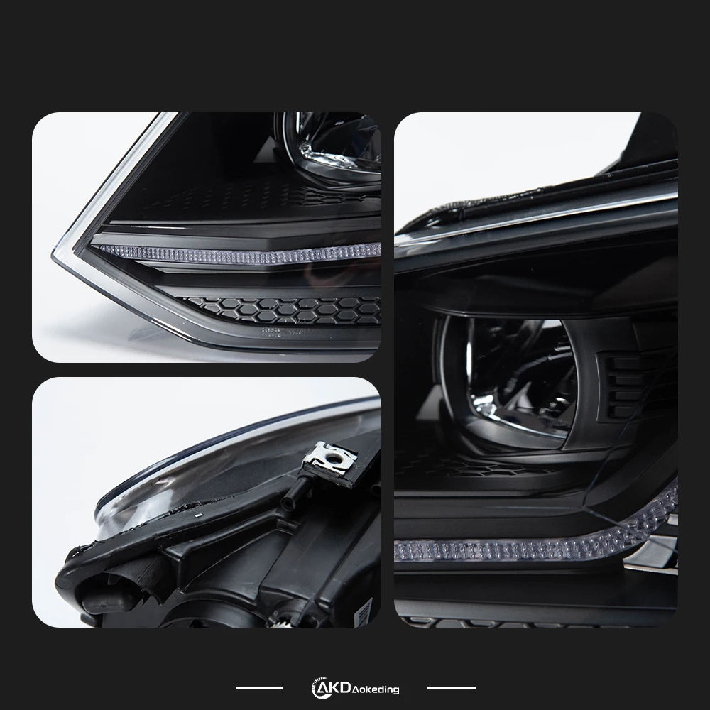 VW Volkswagen Polo MK5 2011-2018 LED Headlights Projector Lens AKD