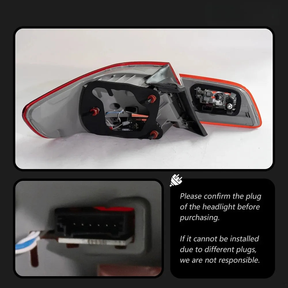 BMW 3 Series 2006-2013 E92 M3 Coupe LED Tail Lights Smoke TYPY