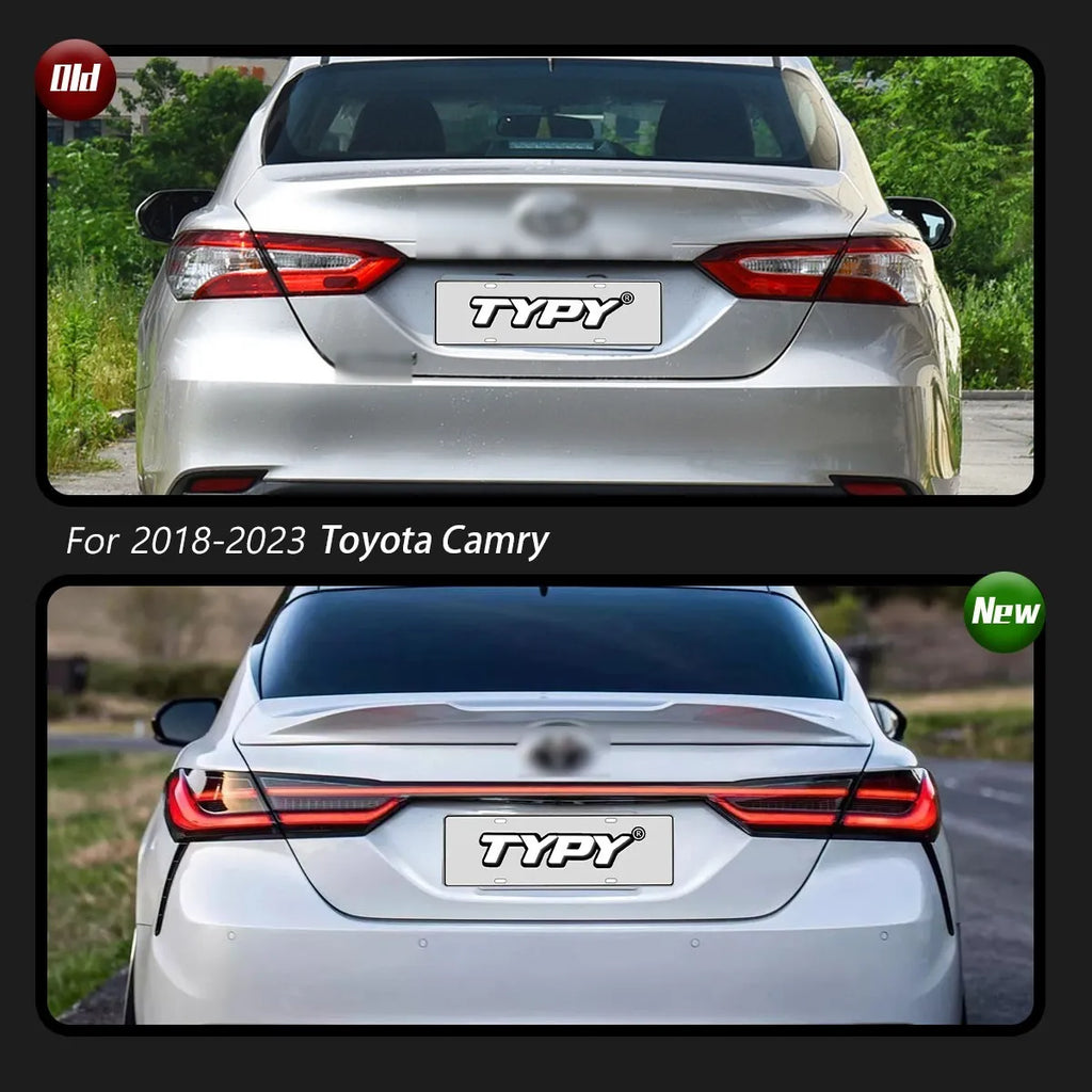 Toyota Camry 2018-2024 LED Tail lights Animation 3pc Full Set TYPY