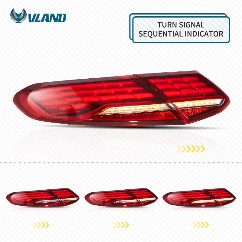 Mercedes-Benz C-Class Coupe / Cabrio C205 A205 2015-2023 LED Tail Lights VLAND
