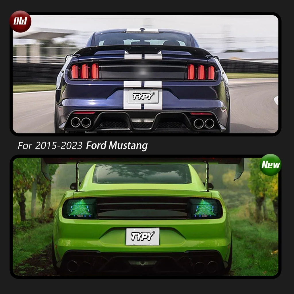 Ford Mustang 2015-2023 LED Tail light Dynamic Turn Signal Customizable TYPY