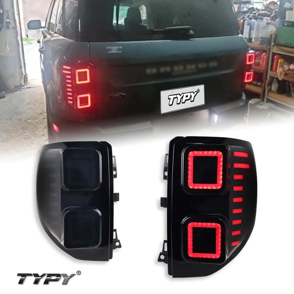 Ford Bronco Sport LED Tail Lights Sequential Turn Signals Smoked TYPY